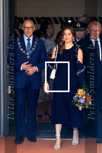 Rotterdam 9 september 2023
Prinses Alexia doopt het schip VOX Alexia in Rotterdam. Burgemeester Aboutaleb