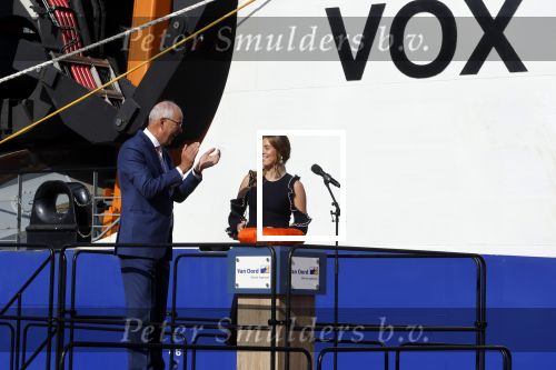 Rotterdam 9 septeber 2023
Prinses Alexia doopt de Vox Alexia in Rotterdam