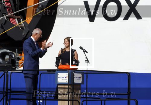Rotterdam 9 septeber 2023
Prinses Alexia doopt de Vox Alexia in Rotterdam