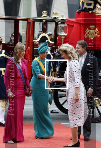 Den Haag 19 september 2023
Prinsjesdag 2023. Aanwezig namens de koninklijke familie , Koning Willem Alexander Koningin Maxima Prinses Amalia Prinses Alexia Prins Constantijn en Prinses laurentien.