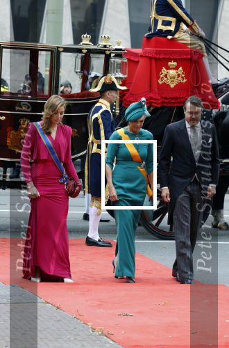 Den Haag 19 september 2023
Prinsjesdag 2023. Aanwezig namens de koninklijke familie , Koning Willem Alexander Koningin Maxima Prinses Amalia Prinses Alexia Prins Constantijn en Prinses laurentien.