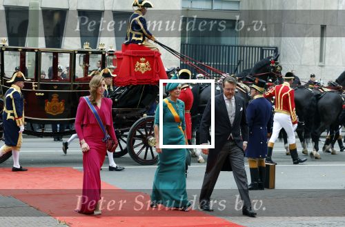 Den Haag 19 september 2023
Prinsjesdag 2023. Aanwezig namens de koninklijke familie , Koning Willem Alexander Koningin Maxima Prinses Amalia Prinses Alexia Prins Constantijn en Prinses laurentien.