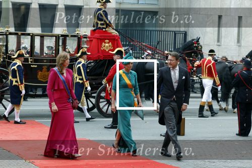 Den Haag 19 september 2023
Prinsjesdag 2023. Aanwezig namens de koninklijke familie , Koning Willem Alexander Koningin Maxima Prinses Amalia Prinses Alexia Prins Constantijn en Prinses laurentien.