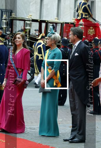 Den Haag 19 september 2023
Prinsjesdag 2023. Aanwezig namens de koninklijke familie , Koning Willem Alexander Koningin Maxima Prinses Amalia Prinses Alexia Prins Constantijn en Prinses laurentien.