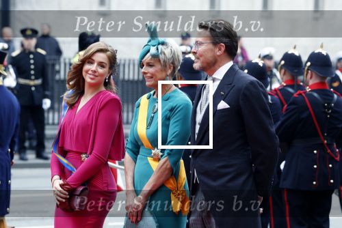 Den Haag 19 september 2023
Prinsjesdag 2023. Aanwezig namens de koninklijke familie , Koning Willem Alexander Koningin Maxima Prinses Amalia Prinses Alexia Prins Constantijn en Prinses laurentien.