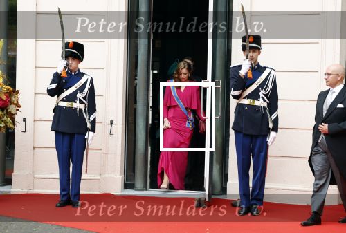 Den Haag 19 september 2023
Prinsjesdag 2023. Aanwezig namens de koninklijke familie , Koning Willem Alexander Koningin Maxima Prinses Amalia Prinses Alexia Prins Constantijn en Prinses laurentien.