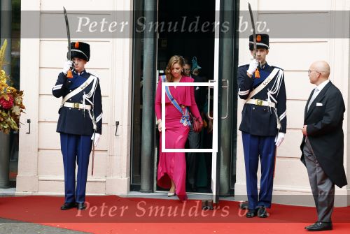 Den Haag 19 september 2023
Prinsjesdag 2023. Aanwezig namens de koninklijke familie , Koning Willem Alexander Koningin Maxima Prinses Amalia Prinses Alexia Prins Constantijn en Prinses laurentien.