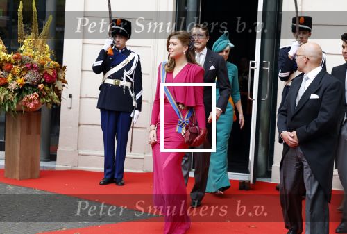 Den Haag 19 september 2023
Prinsjesdag 2023. Aanwezig namens de koninklijke familie , Koning Willem Alexander Koningin Maxima Prinses Amalia Prinses Alexia Prins Constantijn en Prinses laurentien.