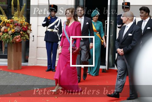 Den Haag 19 september 2023
Prinsjesdag 2023. Aanwezig namens de koninklijke familie , Koning Willem Alexander Koningin Maxima Prinses Amalia Prinses Alexia Prins Constantijn en Prinses laurentien.