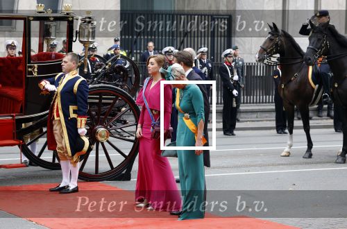 Den Haag 19 september 2023
Prinsjesdag 2023. Aanwezig namens de koninklijke familie , Koning Willem Alexander Koningin Maxima Prinses Amalia Prinses Alexia Prins Constantijn en Prinses laurentien.