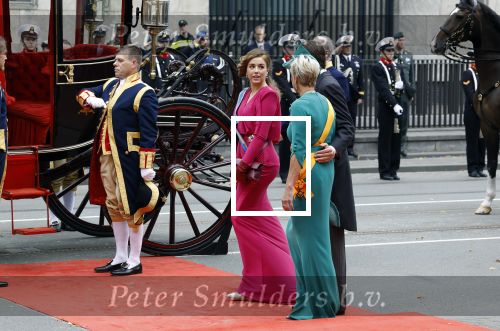 Den Haag 19 september 2023
Prinsjesdag 2023. Aanwezig namens de koninklijke familie , Koning Willem Alexander Koningin Maxima Prinses Amalia Prinses Alexia Prins Constantijn en Prinses laurentien.
