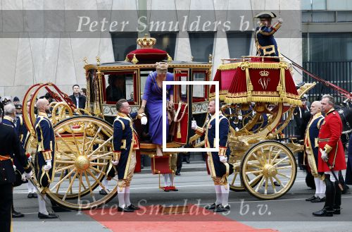 Den Haag 19 september 2023
Prinsjesdag 2023. Aanwezig namens de koninklijke familie , Koning Willem Alexander Koningin Maxima Prinses Amalia Prinses Alexia Prins Constantijn en Prinses laurentien.