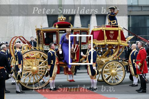 Den Haag 19 september 2023
Prinsjesdag 2023. Aanwezig namens de koninklijke familie , Koning Willem Alexander Koningin Maxima Prinses Amalia Prinses Alexia Prins Constantijn en Prinses laurentien.