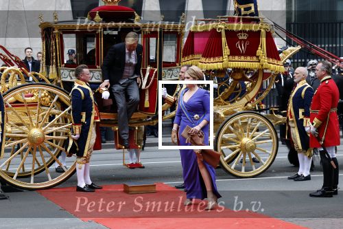 Den Haag 19 september 2023
Prinsjesdag 2023. Aanwezig namens de koninklijke familie , Koning Willem Alexander Koningin Maxima Prinses Amalia Prinses Alexia Prins Constantijn en Prinses laurentien.