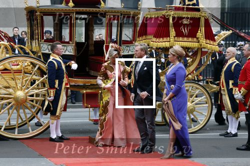 Den Haag 19 september 2023
Prinsjesdag 2023. Aanwezig namens de koninklijke familie , Koning Willem Alexander Koningin Maxima Prinses Amalia Prinses Alexia Prins Constantijn en Prinses laurentien.