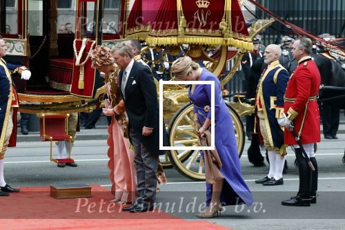 Den Haag 19 september 2023
Prinsjesdag 2023. Aanwezig namens de koninklijke familie , Koning Willem Alexander Koningin Maxima Prinses Amalia Prinses Alexia Prins Constantijn en Prinses laurentien.