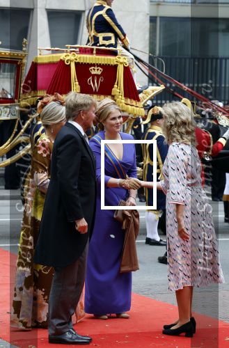 Den Haag 19 september 2023
Prinsjesdag 2023. Aanwezig namens de koninklijke familie , Koning Willem Alexander Koningin Maxima Prinses Amalia Prinses Alexia Prins Constantijn en Prinses laurentien.