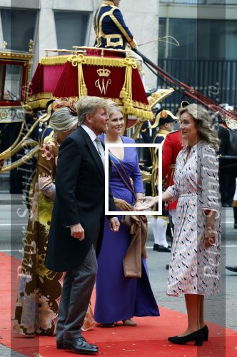Den Haag 19 september 2023
Prinsjesdag 2023. Aanwezig namens de koninklijke familie , Koning Willem Alexander Koningin Maxima Prinses Amalia Prinses Alexia Prins Constantijn en Prinses laurentien.