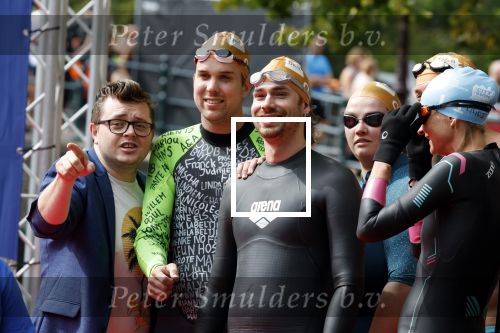 Amsterdam 3 september 2023
De ALS Cityswim in de grachten van Amsterdam. DJ Rob Janssen
