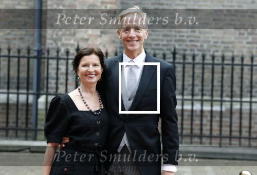 Den Haag 19 september 2023
Prinsjesdag 2023 . Aankomst van de ministers met partners en Staatsecretarissen met partners op het binnenhof. Robbert Dijkgraaf met zijn vrouw