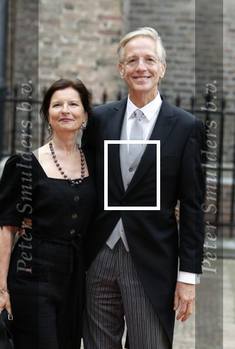 Den Haag 19 september 2023
Prinsjesdag 2023 . Aankomst van de ministers met partners en Staatsecretarissen met partners op het binnenhof. Robbert Dijkgraaf met zijn vrouw