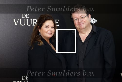 Amsterdam 11 september 2023
Premiere de Vuurlinie in Thuschinski Amsterdam .  Roel Heine met collega