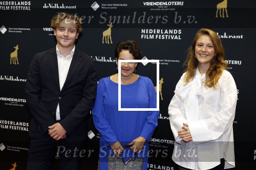 Utrecht 22 september 2023
Premiere Sweet dreams tijdens openingsavond van de filmdagen. Sharon Dijksma met haar zoon Boudewijn Dijksma en Eva Oosters