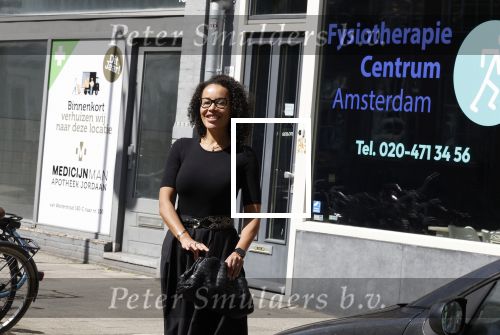 Amsterdam 22 augustus 2023
Tamara Spoelder op straat in de Jordaan .