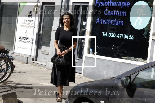 Amsterdam 22 augustus 2023
Tamara Spoelder op straat in de Jordaan .