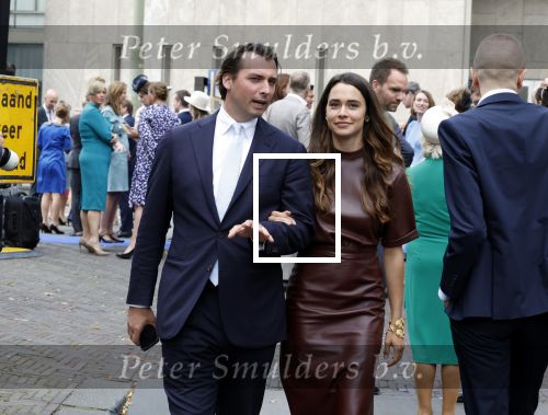 Den Haag 19 september 2023
Prinsjesdag 2023 . Thierry Baudet met zijn vrouw Davide Heijmans