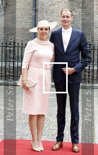 Den Haag 19 september 2023
Prinsjesdag 2023 . Aankomst van de ministers met partners en Staatsecretarissen met partners op het binnenhof. Vivianne Heijnen met man