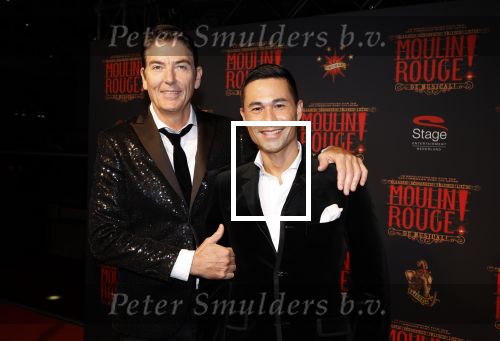 Utrecht 19 september 2024
Premiere Moulin Rouge in het Beatrix theater. Bart Ettekoven met partner / man Dennis