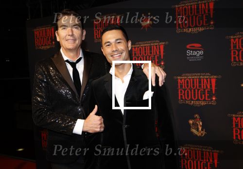 Utrecht 19 september 2024
Premiere Moulin Rouge in het Beatrix theater. Bart Ettekoven met partner / man Dennis