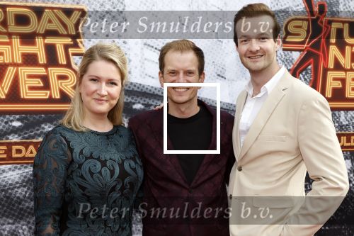 Den Bosch 29 september 2024
Premiere Saturday night fever in de Parade in Den Bosch . Cathalijne de Sonnaville (l) en Lars Vaessen (r)