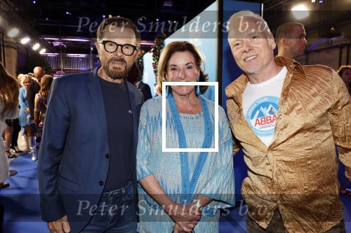 Rotterdam 27 september 2024
Premiere Mamma mia the party in sw Schiecentrale. 
Catherine Keyl met Hayo Sol en Bjorn Ulvaeus