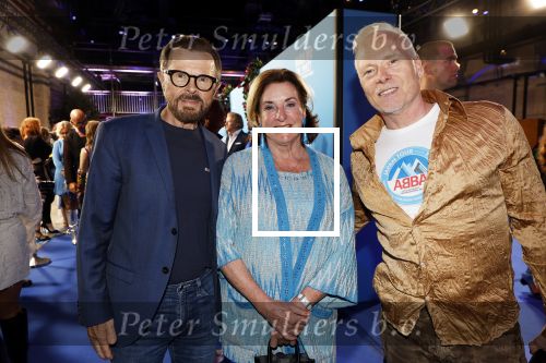 Rotterdam 27 september 2024
Premiere Mamma mia the party in sw Schiecentrale. 
Catherine Keyl met Hayo Sol en Bjorn Ulvaeus