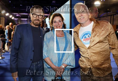 Rotterdam 27 september 2024
Premiere Mamma mia the party in sw Schiecentrale. 
Catherine Keyl met Hayo Sol en Bjorn Ulvaeus
