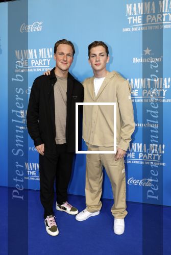 Rotterdam 27 september 2024
Premiere Mamma mia the party in  Schiecentrale. Daan v d Boom en broer Luuk v d Boom