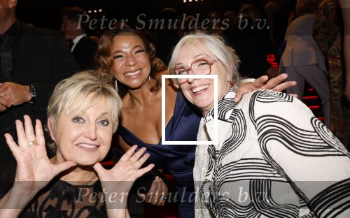 Barneveld 21 september 2024
Premiere Musical 40-45 . Ellen Evers Vera Mann en Nurlaila Kareem met links haar vriend