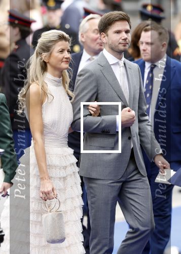 Den Haag 17 september 2024
Prinsjesdag 2024 bij de koninklijke schouwburg in Den Haag. 
Gideon v Meijeren  met partner