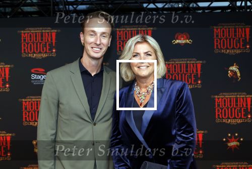 Utrecht 19 september 2024
Premiere Moulin Rouge in het Beatrix theater. Irene Moors kwam met groede vriend Tijs  Hartman