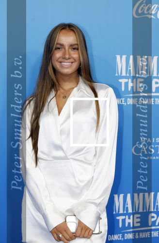 Rotterdam 27 september 2024
Premiere Mamma mia the party in  Schiecentrale.  Jada Borsato kwam met  Channah Jane