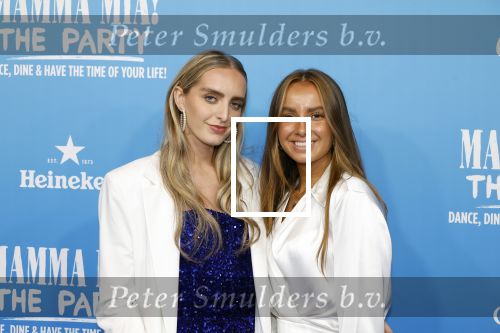 Rotterdam 27 september 2024
Premiere Mamma mia the party in  Schiecentrale.  Jada Borsato kwam met  Channah Jane