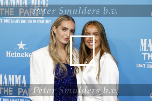 Rotterdam 27 september 2024
Premiere Mamma mia the party in  Schiecentrale.  Jada Borsato kwam met  Channah Jane