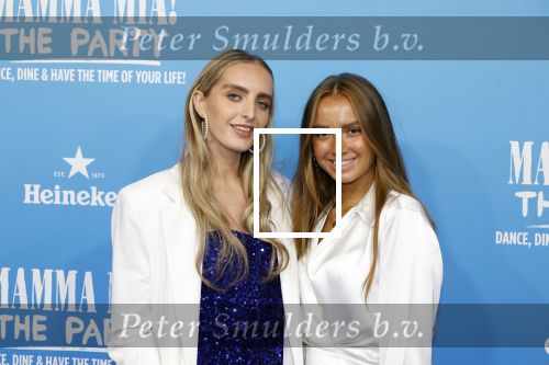 Rotterdam 27 september 2024
Premiere Mamma mia the party in  Schiecentrale.  Jada Borsato kwam met  Channah Jane