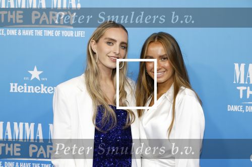 Rotterdam 27 september 2024
Premiere Mamma mia the party in  Schiecentrale.  Jada Borsato kwam met  Channah Jane