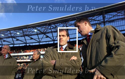 Rotterdam, 20 december 1998
Jan Wouters met zijn assistent Heini Ott
Op de achtergrond Bobby Haarms


FOTO PETER SMULDERS BV