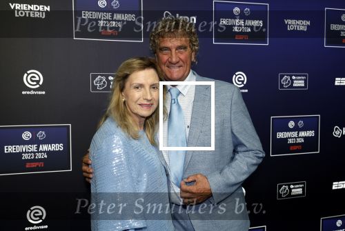 Utrecht 2 september 2024
Voetballer van het jaar verkiezing  van ESPN in de Fabrique in Utrecht. Jean Marie Pfaff kwam met zijn vrouw Carmen Pfaff