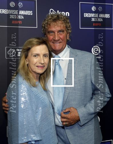 Utrecht 2 september 2024
Voetballer van het jaar verkiezing  van ESPN in de Fabrique in Utrecht. Jean Marie Pfaff kwam met zijn vrouw Carmen Pfaff