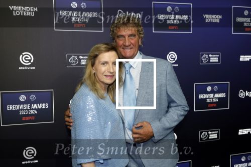 Utrecht 2 september 2024
Voetballer van het jaar verkiezing  van ESPN in de Fabrique in Utrecht. Jean Marie Pfaff kwam met zijn vrouw Carmen Pfaff